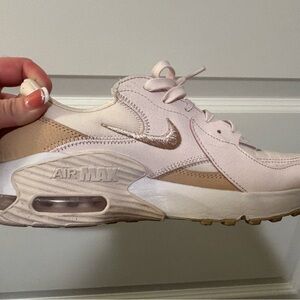 Nike Air Max Women's Sneakers in Pink and Tan